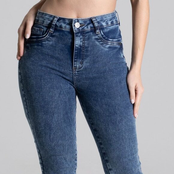 Sawary Women's Cobalt Blue Butt-Lifting Shape-Enhancing Jeans - Picture 5 of 8